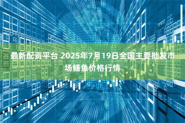 最新配资平台 2025年7月19日全国主要批发市场鳝鱼价格行情